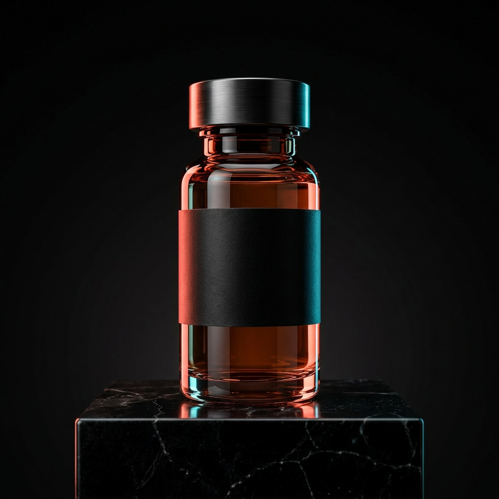 Unlabelled prescription vial