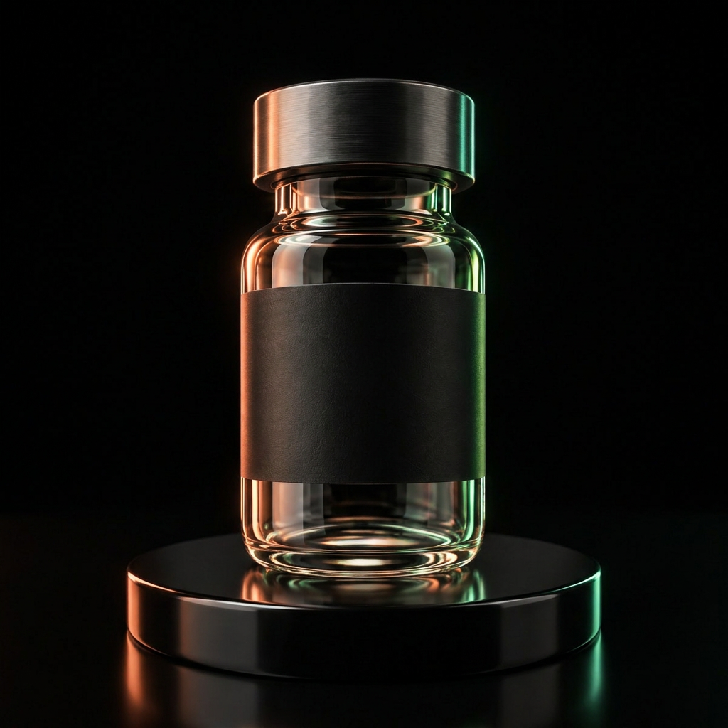 Unlabelled prescription vial