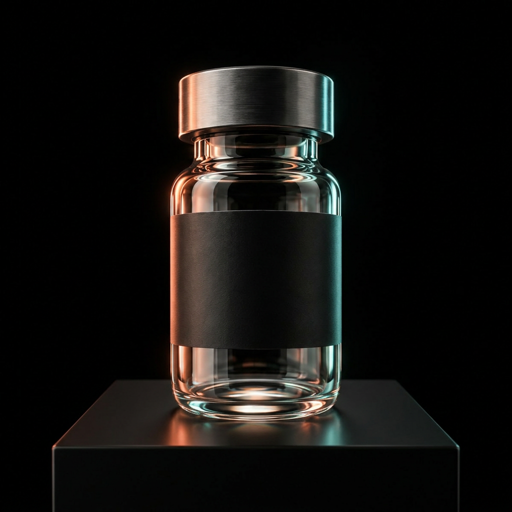 Unlabelled prescription vial