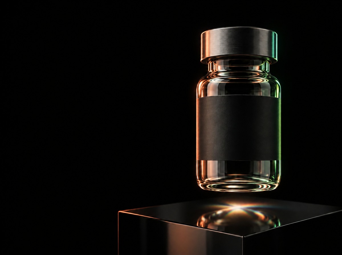 Unlabelled prescription vial