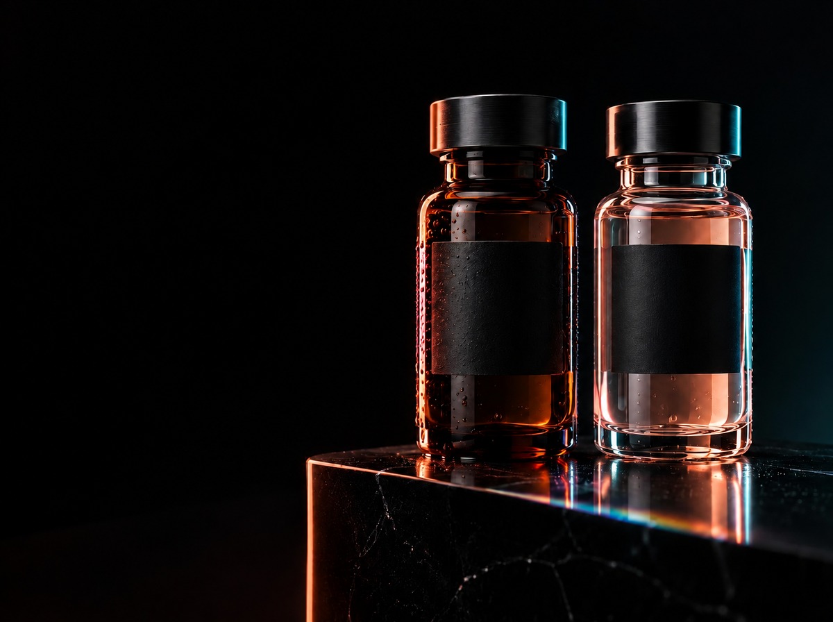 Unlabelled prescription vial