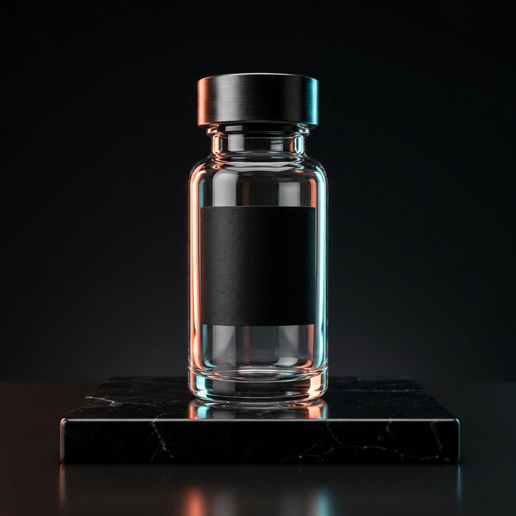 Unlabelled prescription vial